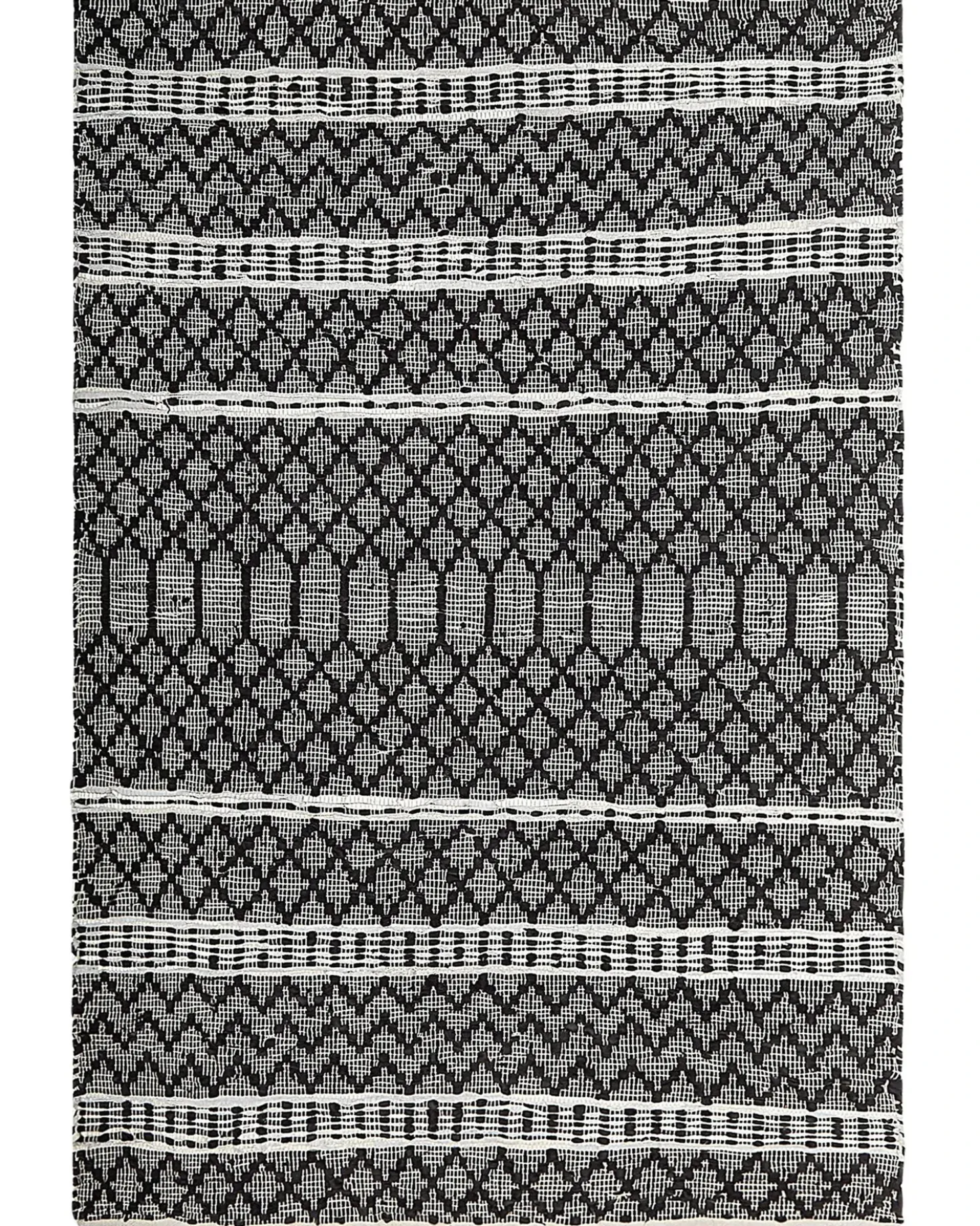 Tappeto FEHIMLI Nero 140 x 200 cm Pelle naturale