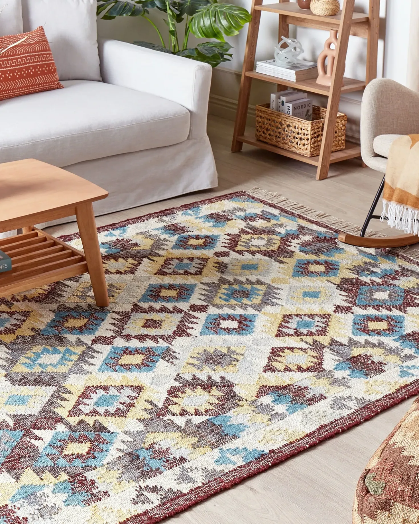 Tappeto FENER Multicolore 160 x 230 cm Iuta