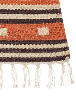 Tappeto GAVAR Arancione 160 x 230 cm Cotone Kilim