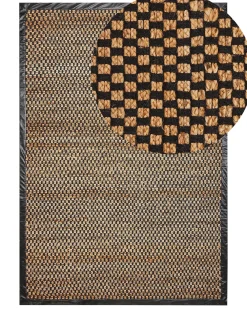 Tappeto GERCE Nero 140 x 200 cm Iuta