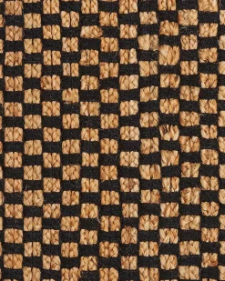 Tappeto GERCE Nero 140 x 200 cm Iuta