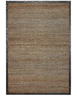 Tappeto GERCE Nero 140 x 200 cm Iuta