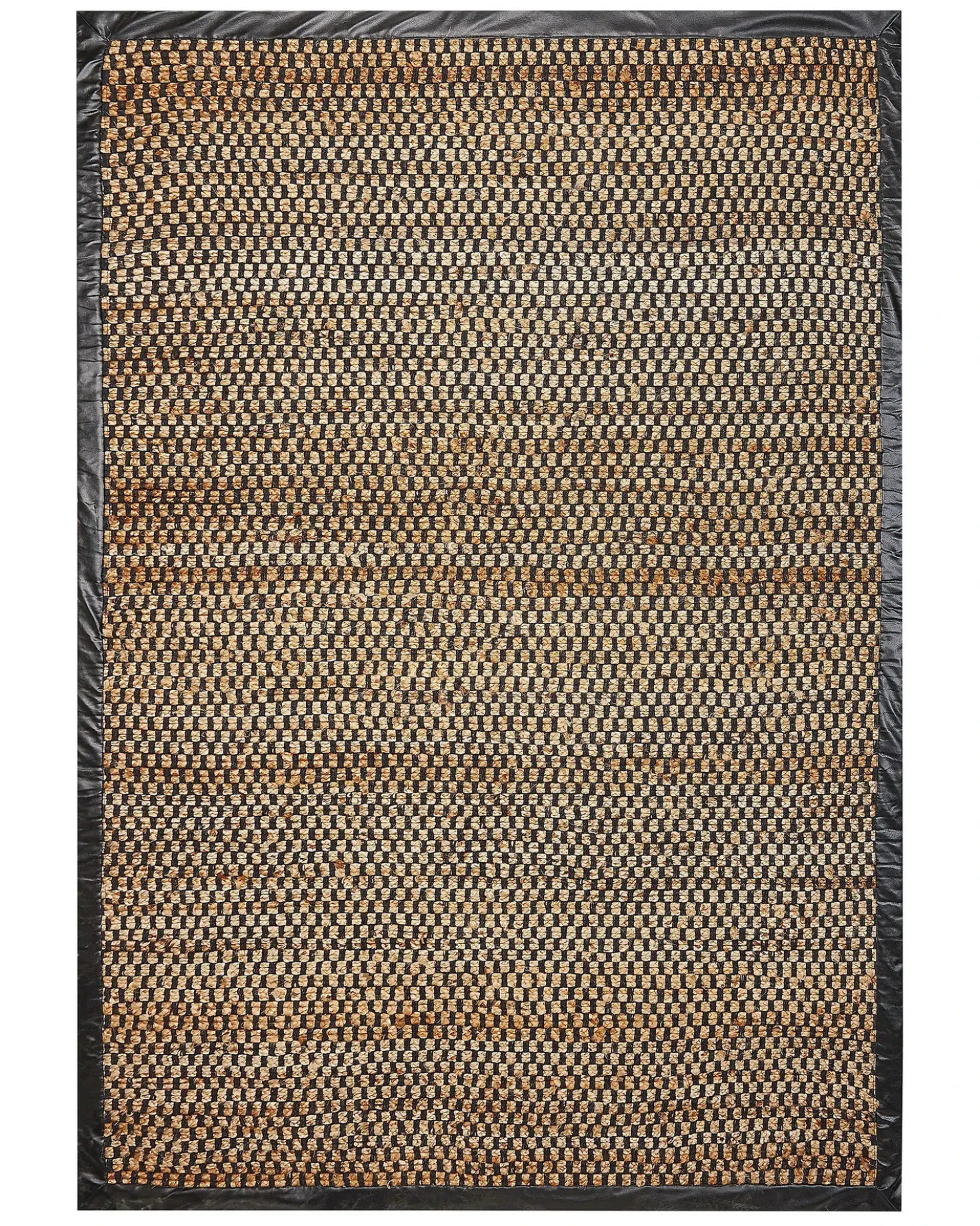 Tappeto GERCE Nero 140 x 200 cm Iuta