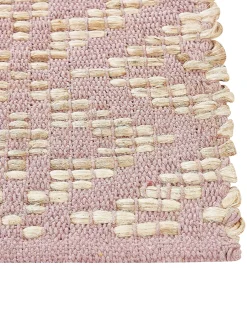 Tappeto GERZE Rosa 160 x 230 cm Cotone