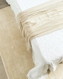 Tappeto GESI II Beige chiaro 160 x 230 cm Viscosa