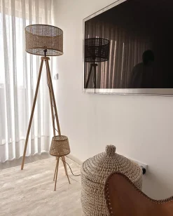 Tappeto GESI II Beige chiaro 160 x 230 cm Viscosa
