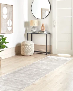 Tappeto GESI II Grigio chiaro 80 x 300 cm Viscosa