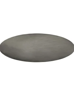 Tappeto GESI II Grigio scuro ø 140 cm Viscosa