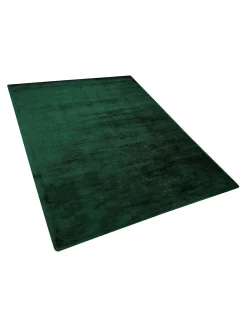 Tappeto GESI II Verde scuro 140 x 200 cm Viscosa
