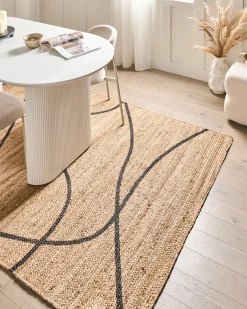 Tappeto GHOTA Beige 160 x 230 cm Iuta