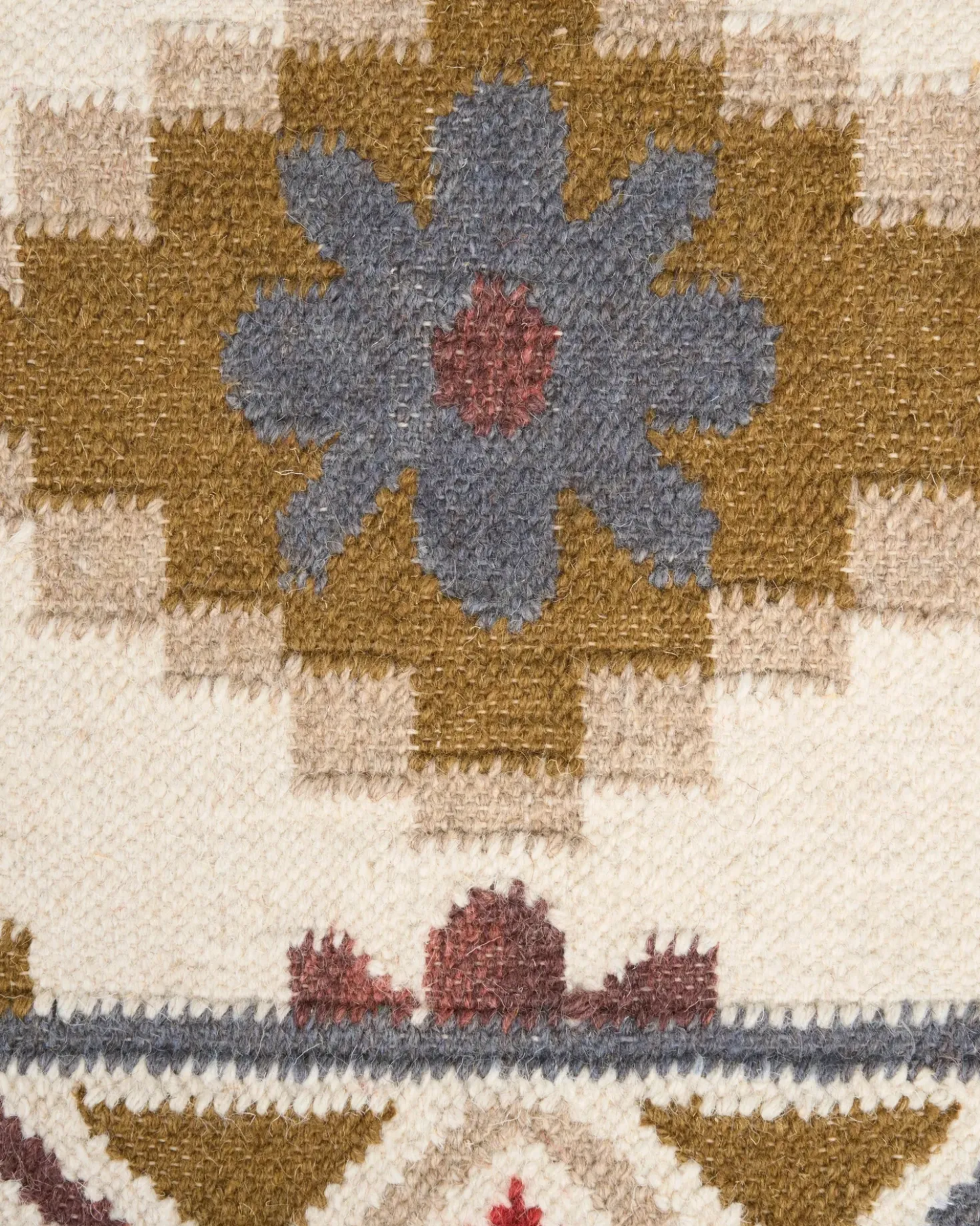 Tappeto GHUKASAVAN Multicolore 80 x 300 cm Lana Kilim