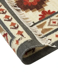 Tappeto GHUKASAVAN Multicolore 140 x 200 cm Lana Kilim