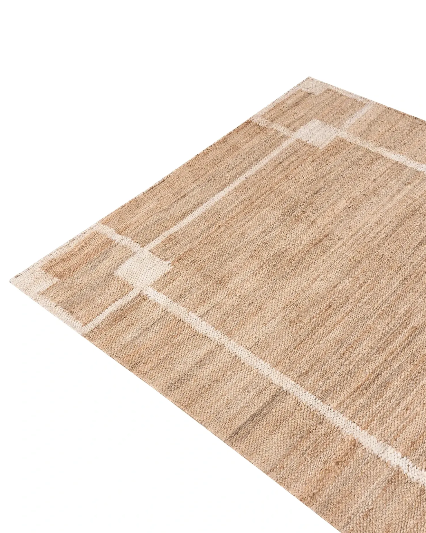 Tappeto GONDIA Beige chiaro 160 x 230 cm Iuta