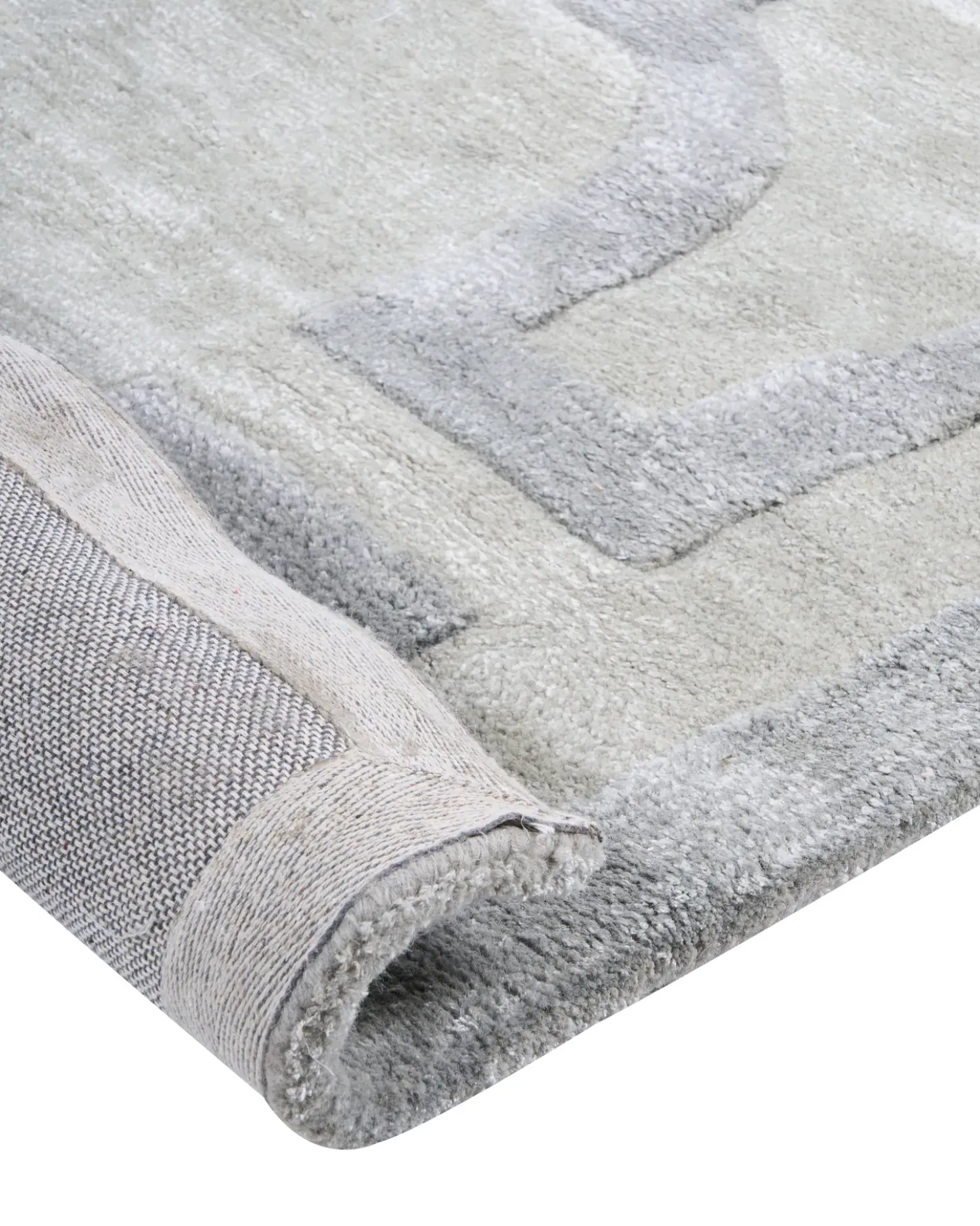 Tappeto GWANI Beige 160 x 230 cm Viscosa