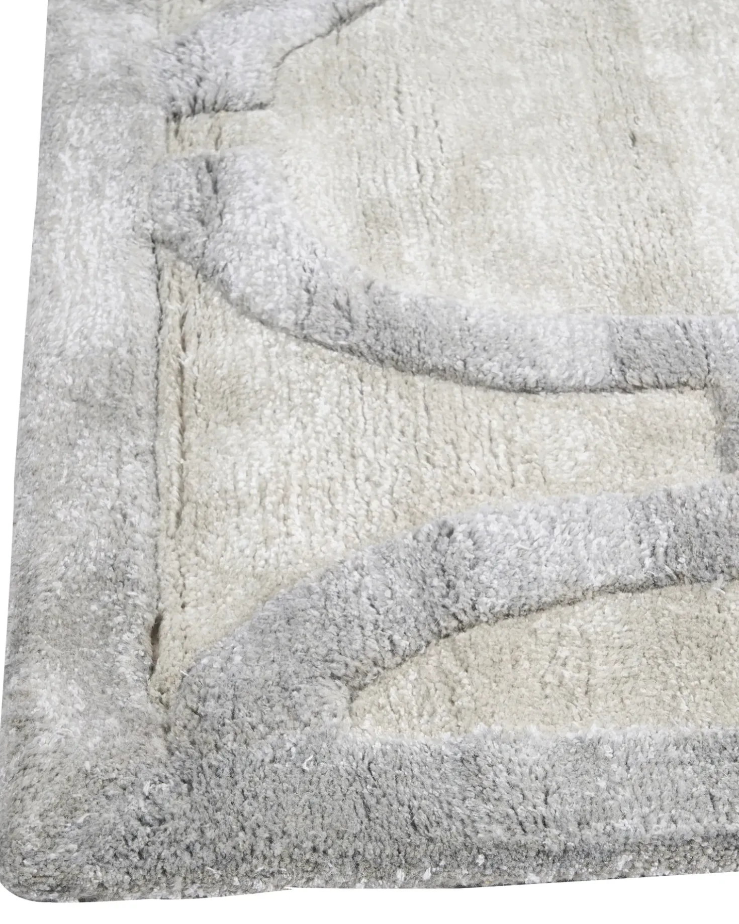Tappeto GWANI Beige 160 x 230 cm Viscosa