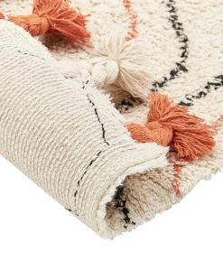 Tappeto HAJIPUR Beige 160 x 230 cm Cotone