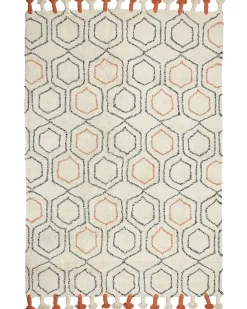 Tappeto HAJIPUR Beige 160 x 230 cm Cotone