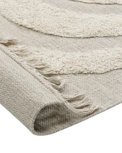 Tappeto HAKKARI Beige chiaro 80 x 150 cm Cotone
