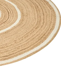 Tappeto HALFELI Beige ø 140 cm Iuta