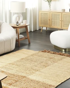 Tappeto HAMZALAR Beige 160 x 230 cm Iuta