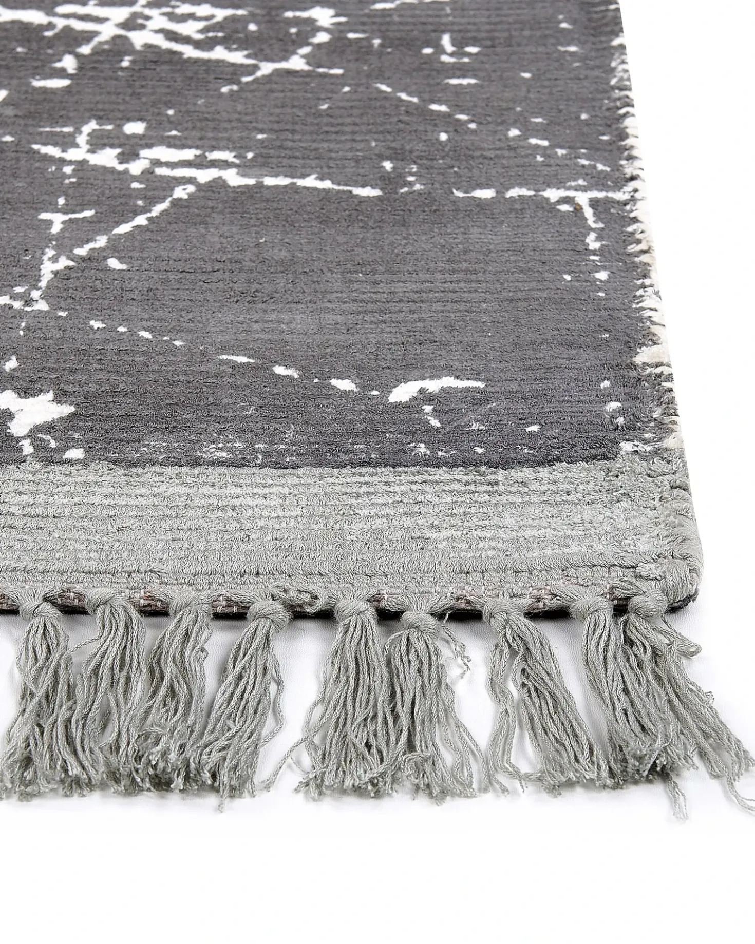 Tappeto HANLI Grigio 160 x 230 cm Viscosa