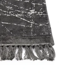 Tappeto HANLI Grigio scuro 160 x 230 cm Viscosa