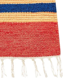 Tappeto HATIS Multicolore 80 x 300 cm Cotone Kilim