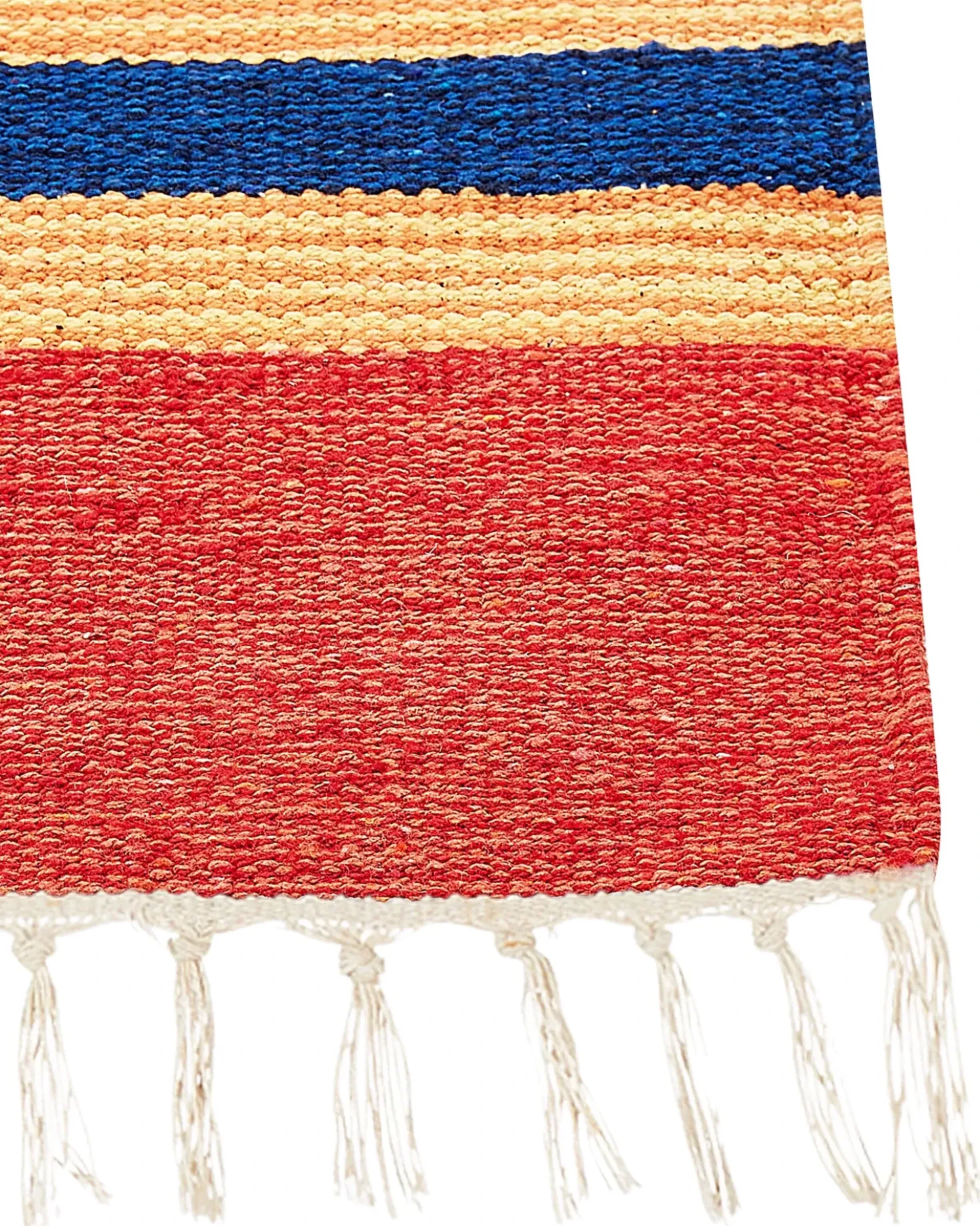 Tappeto HATIS Multicolore 80 x 300 cm Cotone Kilim