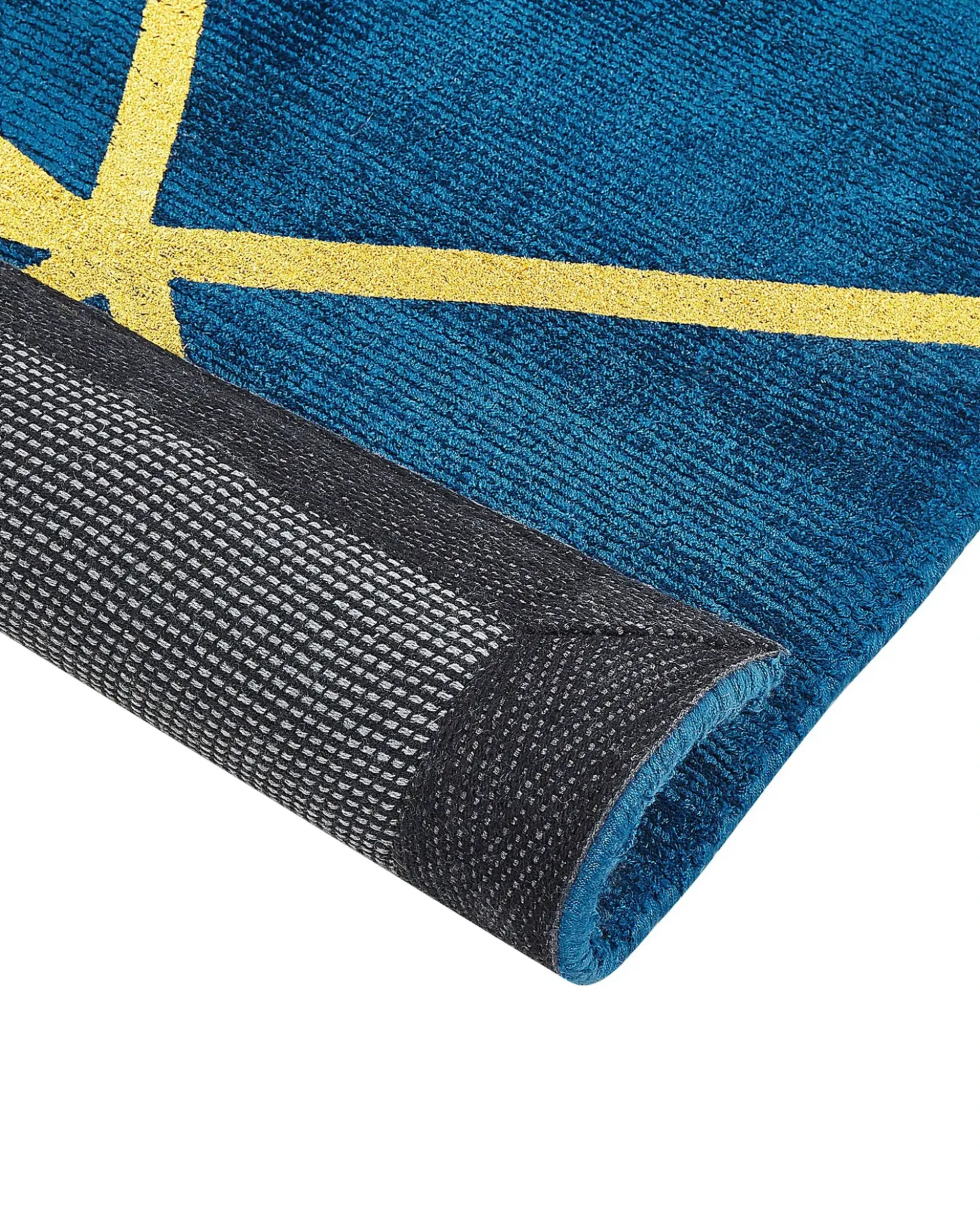 Tappeto HAVZA Blu 80 x 150 cm Viscosa
