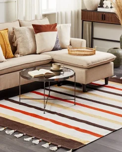 Tappeto HISARLI Marrone 160 x 230 cm Cotone