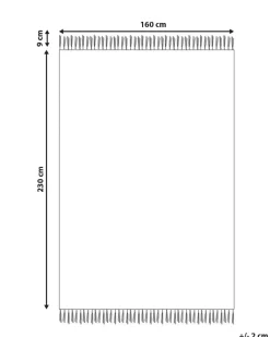 Tappeto HISARLI Marrone 160 x 230 cm Cotone