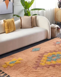 Tappeto IGDIR Arancione 160 x 230 cm Cotone