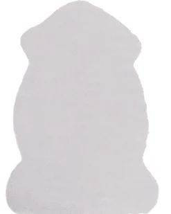 Tappeto in pelliccia sintetica UNDARA Grigio chiaro 60 x 90 cm