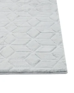 Tappeto in pelliccia sintetica THATTA Grigio chiaro 80 x 150 cm