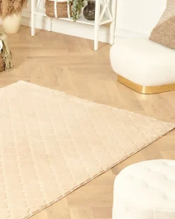 Tappeto in pelliccia sintetica GHARO Beige 160 x 230 cm