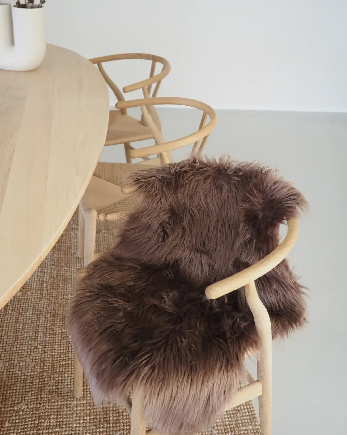 Tappeto in pelliccia sintetica MUNGO Marrone 63 x 95 cm