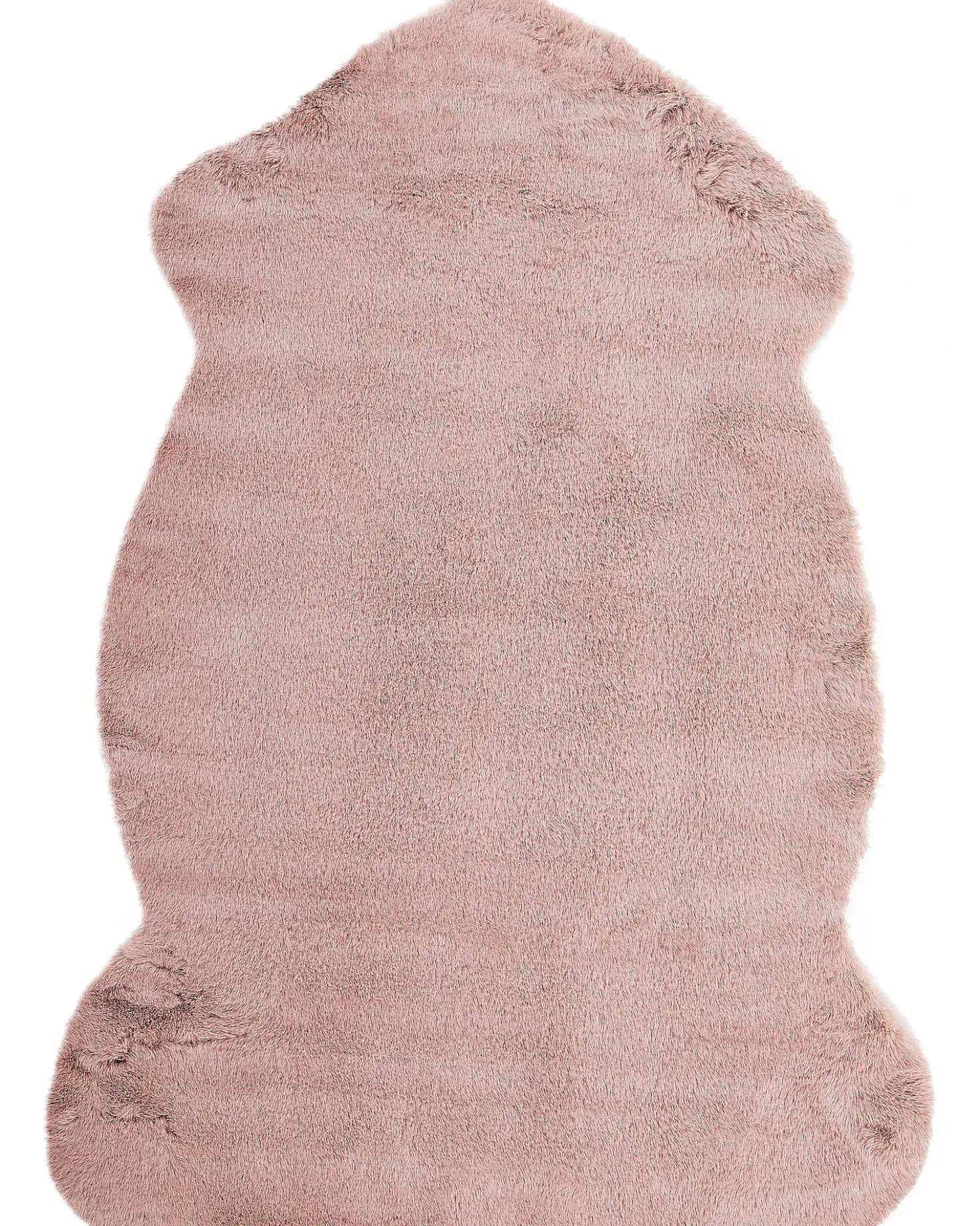 Tappeto in pelliccia sintetica UNDARA Rosa 60 x 90 cm