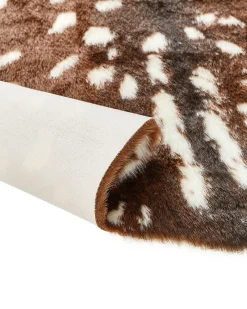 Tappeto in pelliccia sintetica KNOLL Marrone 150 x 200 cm