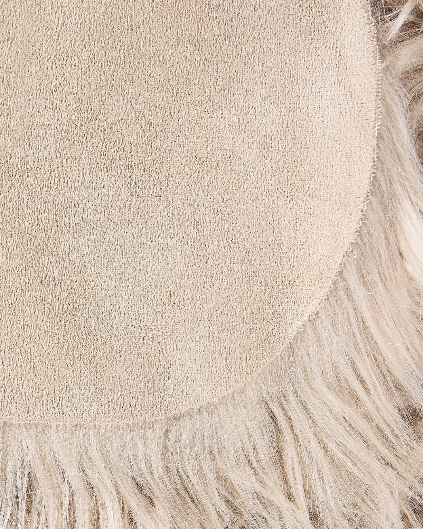 Tappeto in pelliccia sintetica MUNGO Beige 63 x 95 cm