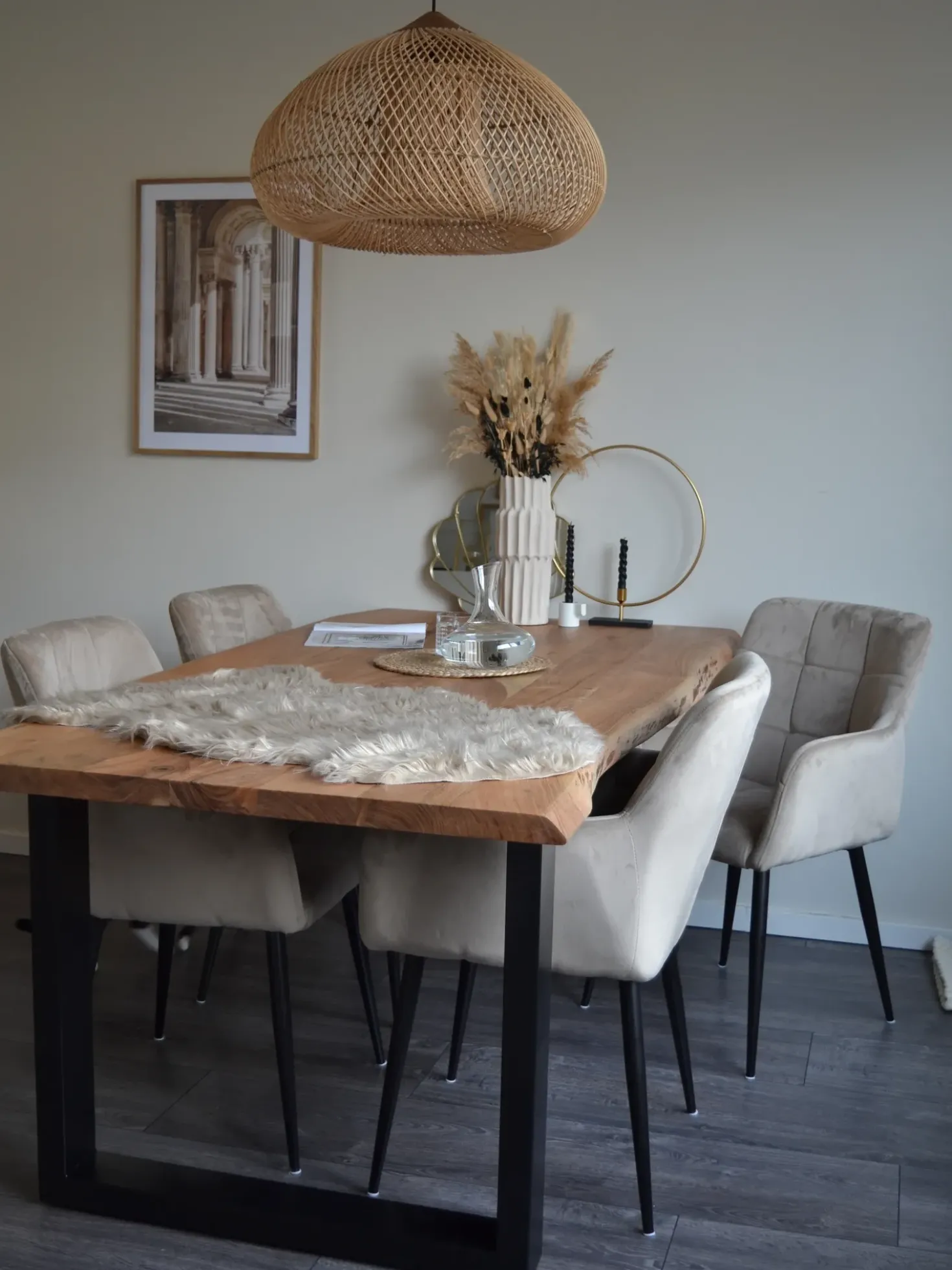 Tappeto in pelliccia sintetica MUNGO Beige 63 x 95 cm