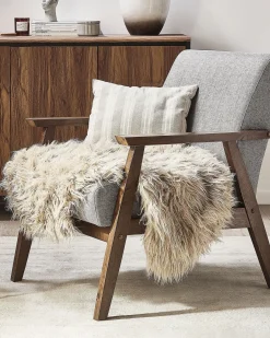 Tappeto in pelliccia sintetica MUNGO Beige 63 x 95 cm