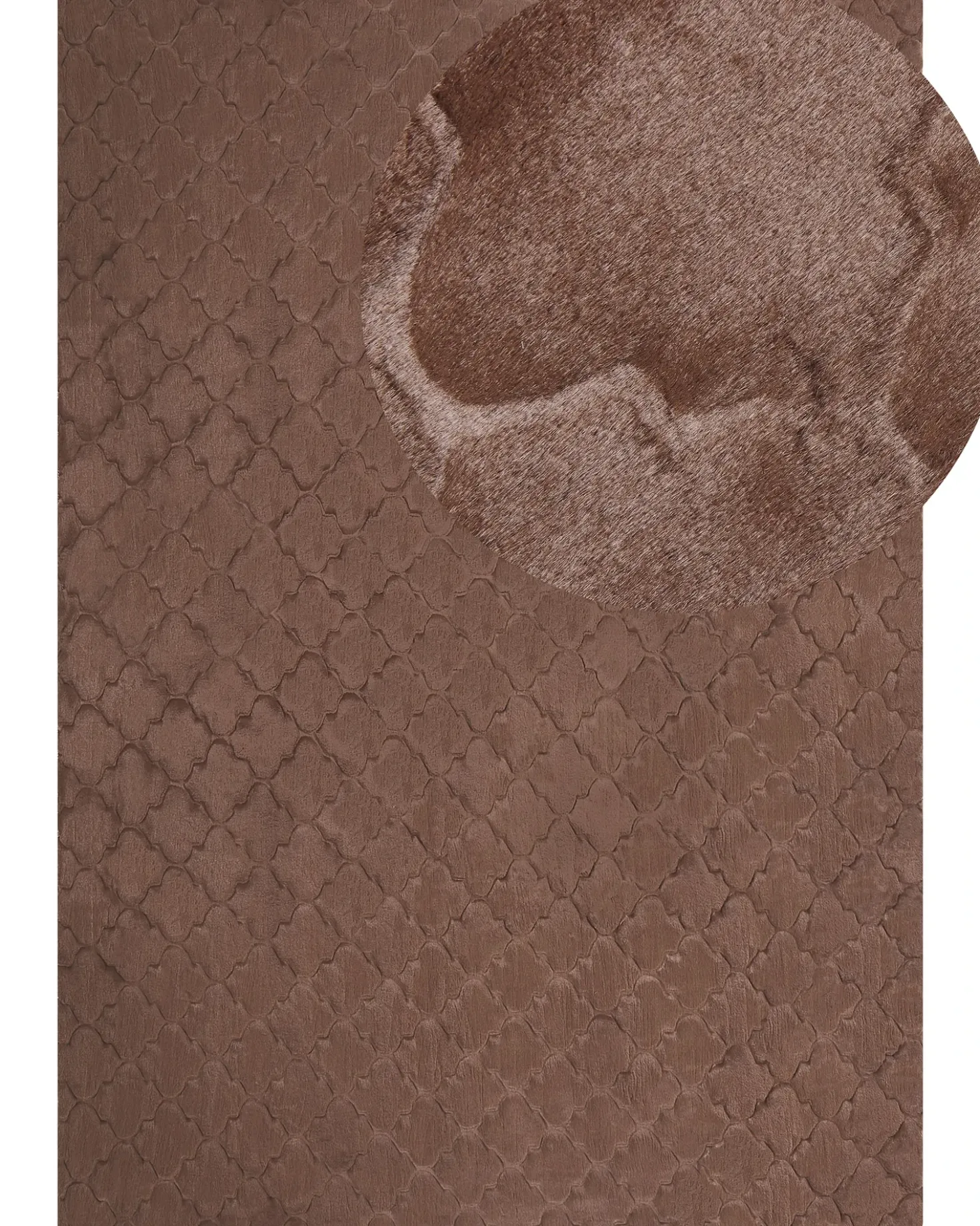 Tappeto in pelliccia sintetica GHARO Marrone 160 x 230 cm