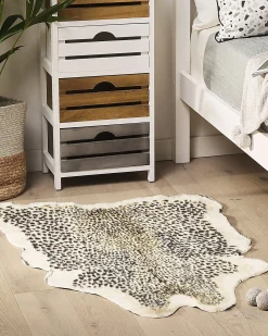 Tappeto in pelliccia sintetica NAMBUNG Beige 60 x 90 cm