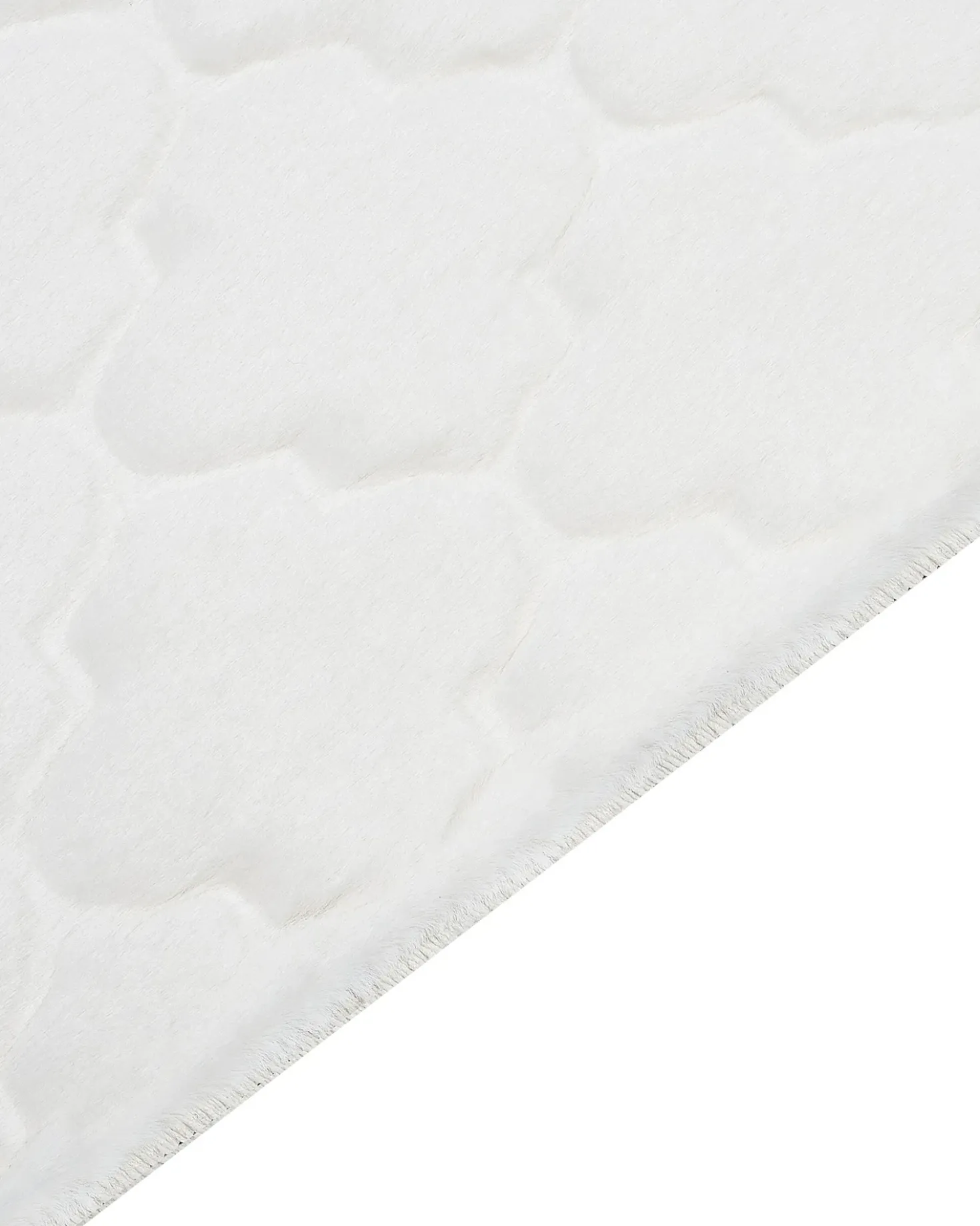 Tappeto in pelliccia sintetica GHARO Bianco 160 x 230 cm