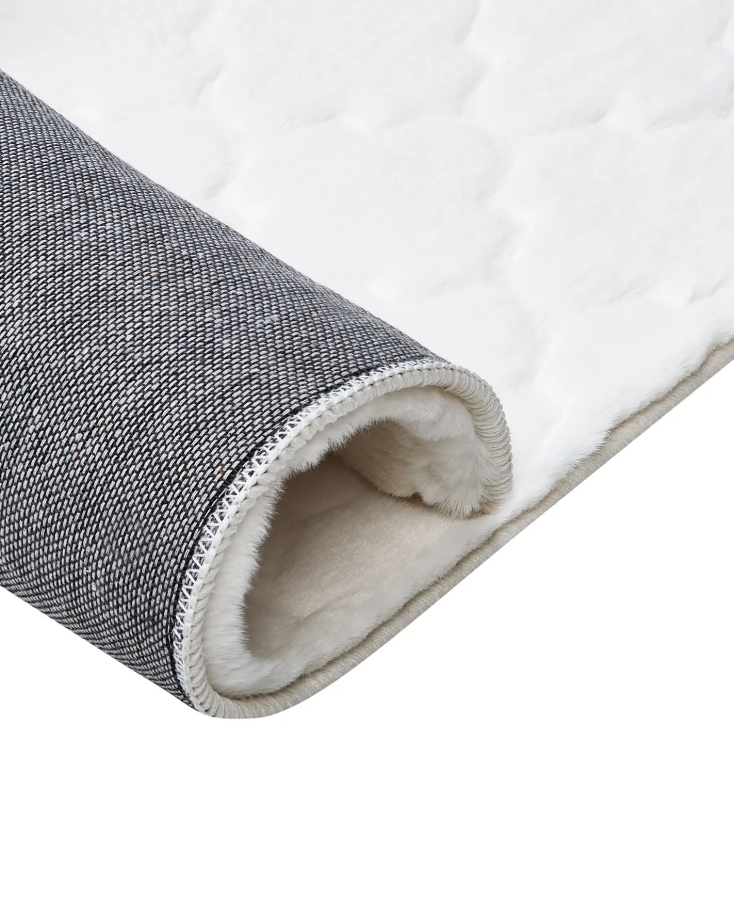 Tappeto in pelliccia sintetica GHARO Bianco 160 x 230 cm