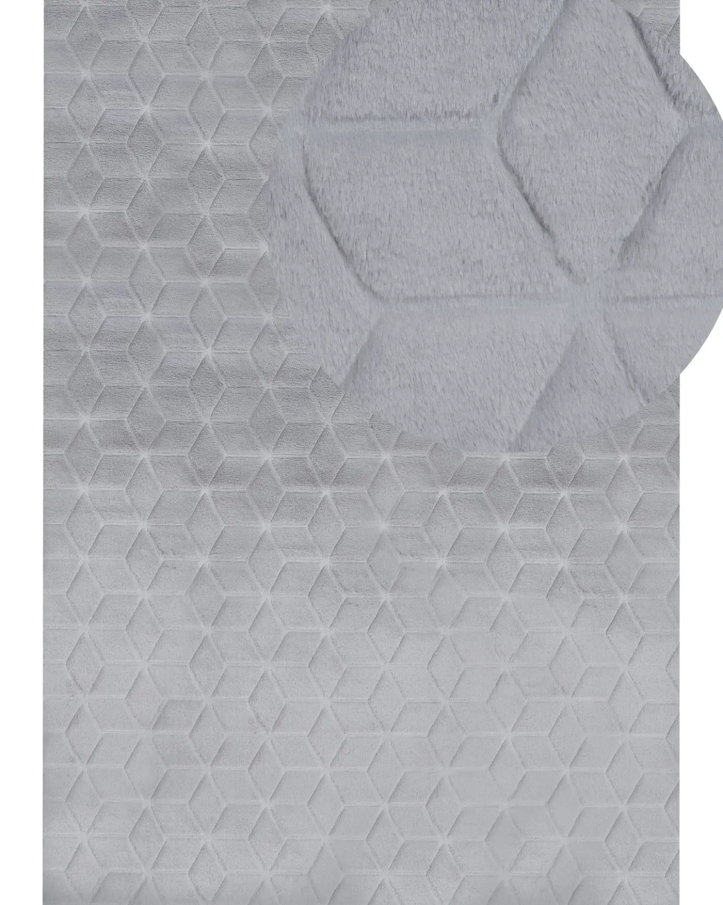 Tappeto in pelliccia sintetica THATTA Grigio 160 x 230 cm