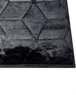 Tappeto in pelliccia sintetica THATTA Nero 160 x 230 cm