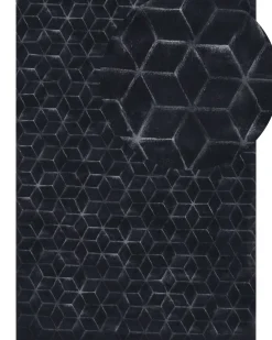 Tappeto in pelliccia sintetica THATTA Nero 160 x 230 cm