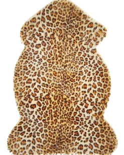 Tappeto in pelliccia sintetica NAMBUNG Marrone 60 x 90 cm
