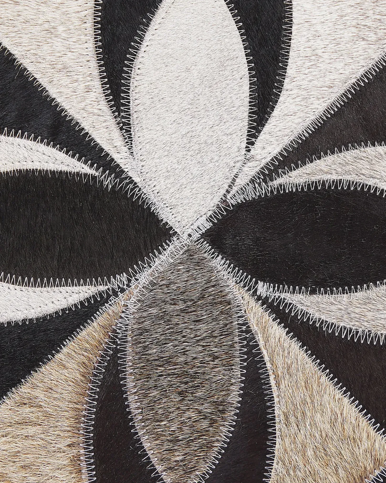 Tappeto ISHAN Multicolore 140 x 200 cm Pelle naturale